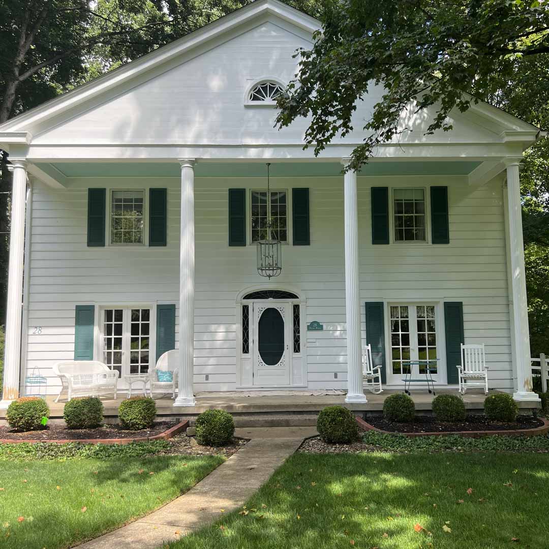 Historic home in Poland, Ohio painted by P&D