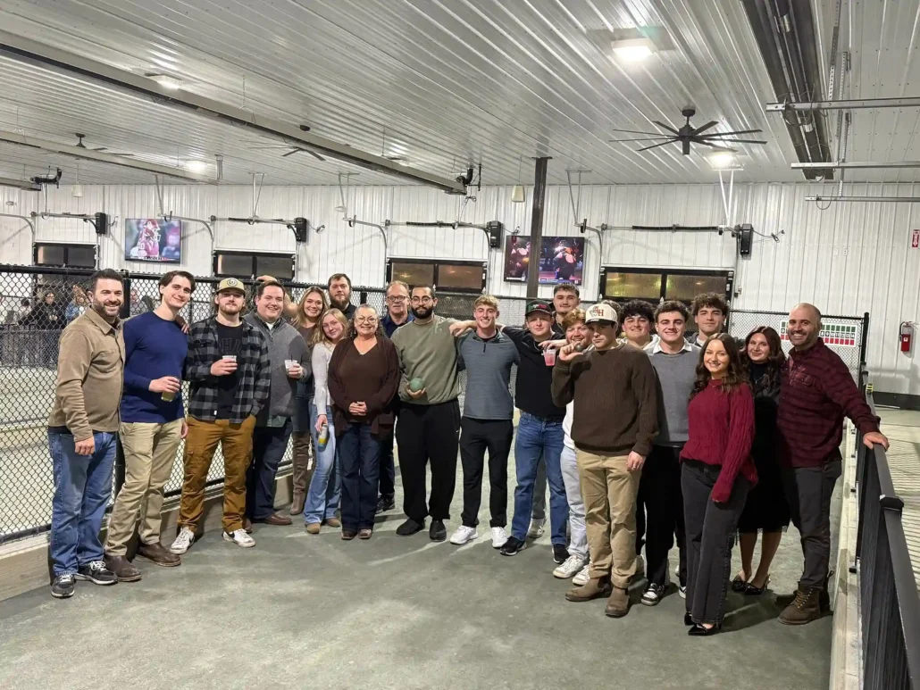 P&D Painting Team of Employees at Their Annual Christmas Party.